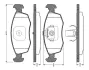 Комплект тормозных колодок, дисковый тормоз BOSCH 0986TB2539 (фото 1)