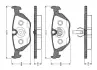 Комплект тормозных колодок, дисковый тормоз BOSCH 0986TB2595 (фото 1)