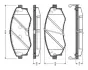 Комплект тормозных колодок, дисковый тормоз BOSCH 0986TB2634 (фото 1)