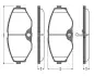 Комплект тормозных колодок, дисковый тормоз BOSCH 0986TB2660 (фото 1)