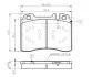 Комплект тормозных колодок, дисковый тормоз BOSCH 0986TB2662 (фото 1)