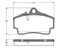 Комплект тормозных колодок, дисковый тормоз BOSCH 0986TB2765 (фото 1)