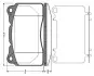 Комплект тормозных колодок, дисковый тормоз BOSCH 0986TB2770 (фото 1)
