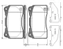Комплект тормозных колодок, дисковый тормоз BOSCH 0986TB2773 (фото 1)