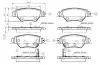 Комплект тормозных колодок, дисковый тормоз BOSCH 0986TB2777 (фото 1)