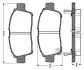 Комплект тормозных колодок, дисковый тормоз BOSCH 0986TB2791 (фото 1)