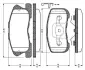Комплект тормозных колодок, дисковый тормоз BOSCH 0986TB2794 (фото 1)