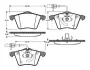 Комплект тормозных колодок, дисковый тормоз BOSCH 0986TB2795 (фото 1)
