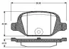 Комплект тормозных колодок, дисковый тормоз BOSCH 0986TB2796 (фото 1)