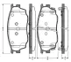 Комплект тормозных колодок, дисковый тормоз BOSCH 0986TB2822 (фото 1)