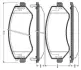 Комплект тормозных колодок, дисковый тормоз BOSCH 0986TB2826 (фото 1)