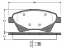 Комплект тормозных колодок, дисковый тормоз BOSCH 0986TB2852 (фото 1)