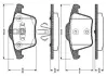Комплект тормозных колодок, дисковый тормоз BOSCH 0986TB2863 (фото 1)