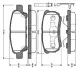 Комплект тормозных колодок, дисковый тормоз BOSCH 0986TB2866 (фото 1)