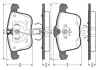 Комплект тормозных колодок, дисковый тормоз BOSCH 0986TB2867 (фото 1)