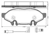 Комплект тормозных колодок, дисковый тормоз BOSCH 0986TB2882 (фото 1)