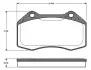Комплект тормозных колодок, дисковый тормоз BOSCH 0986TB2885 (фото 1)
