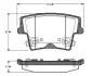 Комплект тормозных колодок, дисковый тормоз BOSCH 0986TB2887 (фото 1)