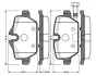 Комплект тормозных колодок, дисковый тормоз BOSCH 0986TB2890 (фото 1)