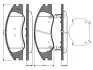 Комплект тормозных колодок, дисковый тормоз BOSCH 0986TB2892 (фото 1)