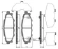Комплект тормозных колодок, дисковый тормоз BOSCH 0986TB2894 (фото 1)