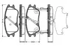 Комплект тормозных колодок, дисковый тормоз BOSCH 0986TB2897 (фото 1)