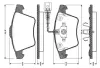 Комплект тормозных колодок, дисковый тормоз BOSCH 0986TB2922 (фото 1)