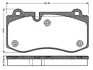 Комплект тормозных колодок, дисковый тормоз BOSCH 0986TB2932 (фото 1)