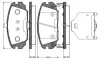 Комплект тормозных колодок, дисковый тормоз BOSCH 0986TB2933 (фото 1)