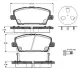 Комплект тормозных колодок, дисковый тормоз BOSCH 0986TB2934 (фото 1)
