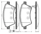 Комплект тормозных колодок, дисковый тормоз BOSCH 0986TB2936 (фото 1)
