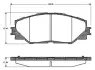 Комплект тормозных колодок, дисковый тормоз BOSCH 0986TB2942 (фото 1)