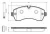 Комплект тормозных колодок, дисковый тормоз BOSCH 0986TB2946 (фото 1)