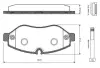 Комплект тормозных колодок, дисковый тормоз BOSCH 0986TB2948 (фото 1)