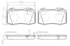Комплект тормозных колодок, дисковый тормоз BOSCH 0986TB2958 (фото 1)