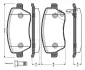 Комплект тормозных колодок, дисковый тормоз BOSCH 0986TB2965 (фото 1)