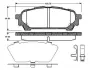 Комплект тормозных колодок, дисковый тормоз BOSCH 0986TB2967 (фото 1)