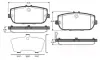Комплект тормозных колодок, дисковый тормоз BOSCH 0986TB2970 (фото 1)