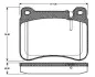 Комплект тормозных колодок, дисковый тормоз BOSCH 0986TB2972 (фото 1)