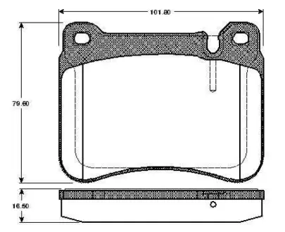 Комплект тормозных колодок, дисковый тормоз BOSCH 0986TB2972