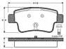 Комплект тормозных колодок, дисковый тормоз BOSCH 0986TB2973 (фото 1)