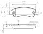 Комплект тормозных колодок, дисковый тормоз BOSCH 0986TB2977 (фото 1)