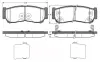 Комплект тормозных колодок, дисковый тормоз BOSCH 0986TB2978 (фото 1)