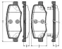Комплект тормозных колодок, дисковый тормоз BOSCH 0986TB3009 (фото 1)