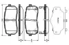 Комплект тормозных колодок, дисковый тормоз BOSCH 0986TB3012 (фото 1)