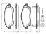Комплект тормозных колодок, дисковый тормоз BOSCH 0986TB3013 (фото 1)