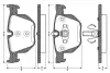 Комплект тормозных колодок, дисковый тормоз BOSCH 0986TB3024 (фото 1)