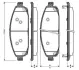 Комплект тормозных колодок, дисковый тормоз BOSCH 0986TB3027 (фото 1)