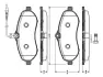 Комплект тормозных колодок, дисковый тормоз BOSCH 0986TB3037 (фото 1)