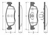Комплект тормозных колодок, дисковый тормоз BOSCH 0986TB3038 (фото 1)